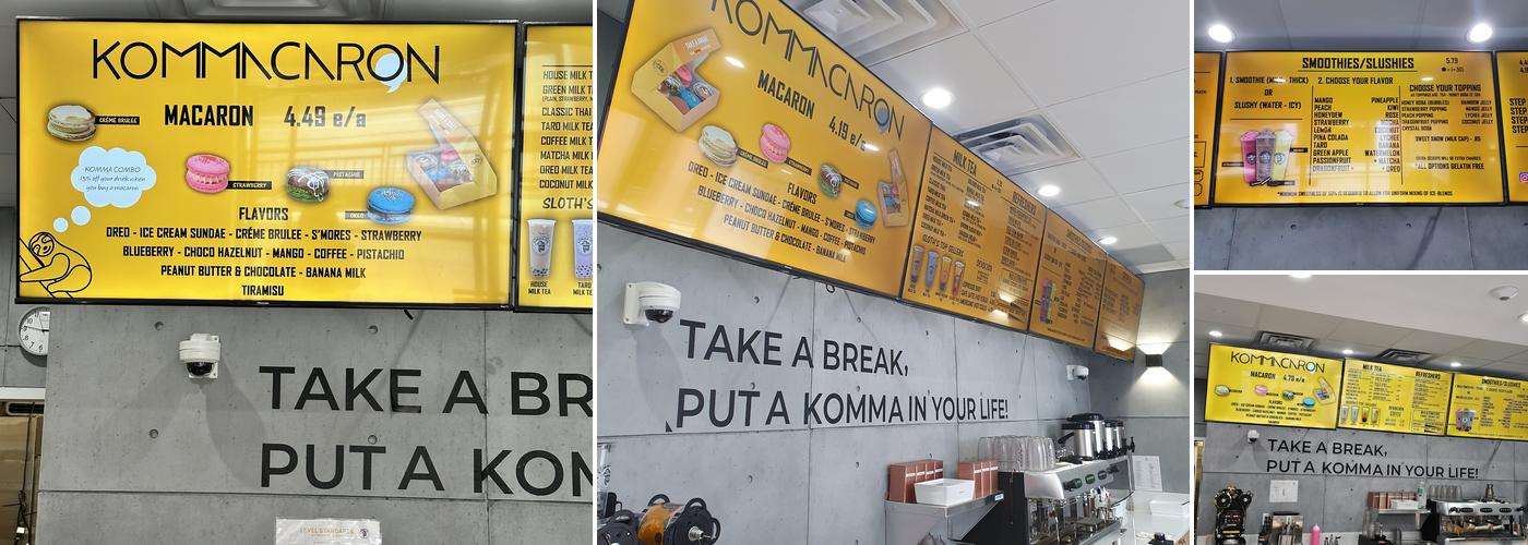 Komma Tea - Short Pump Menu