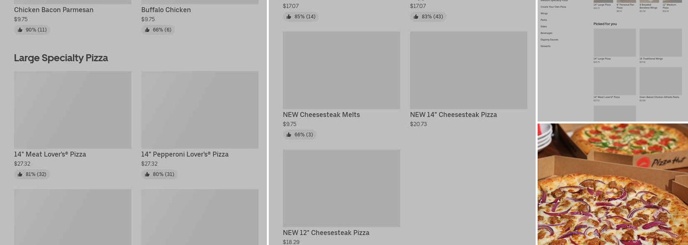 Pizza Hut Menu