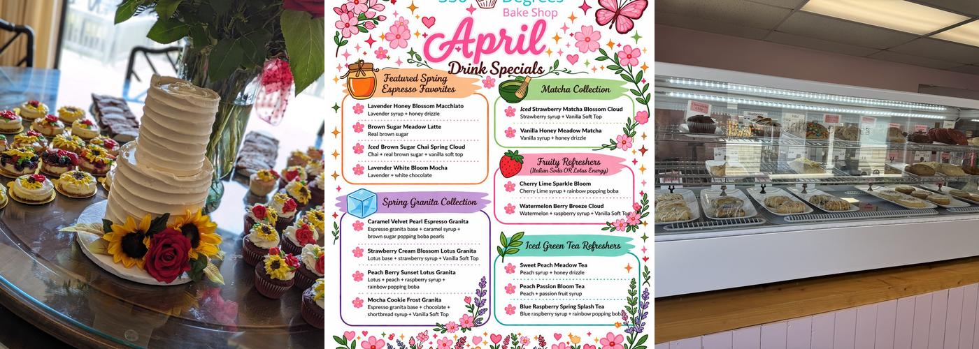 350 Degrees Menu