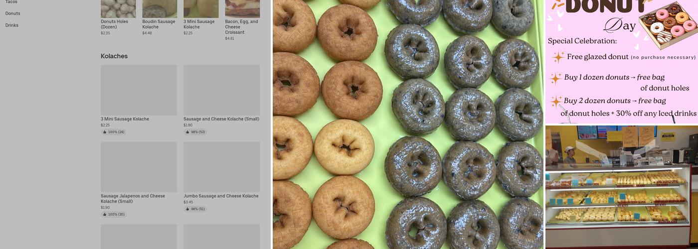 Dawn Donuts Menu