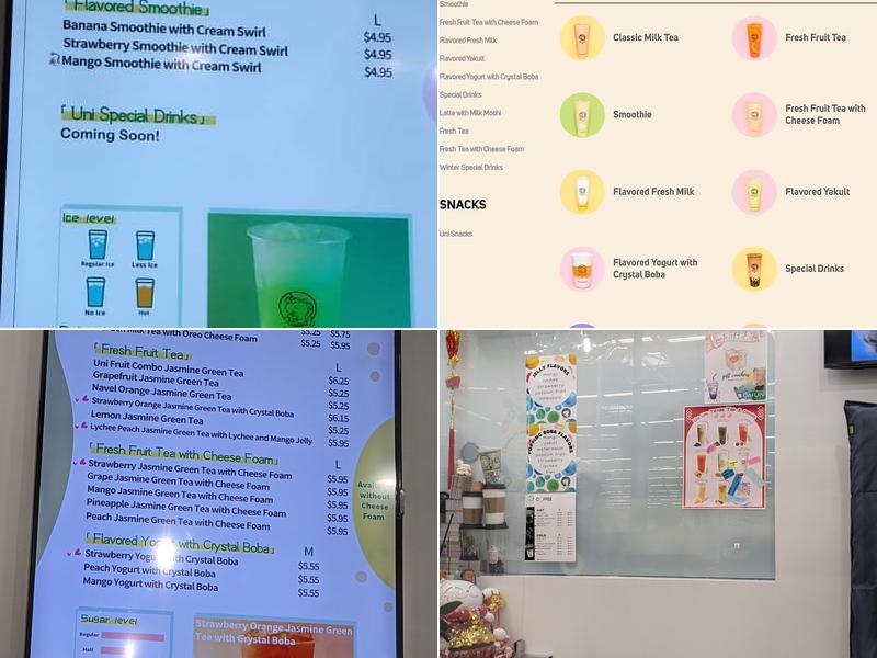 Uni Uni (INSIDE H-E-B plus!) Menu