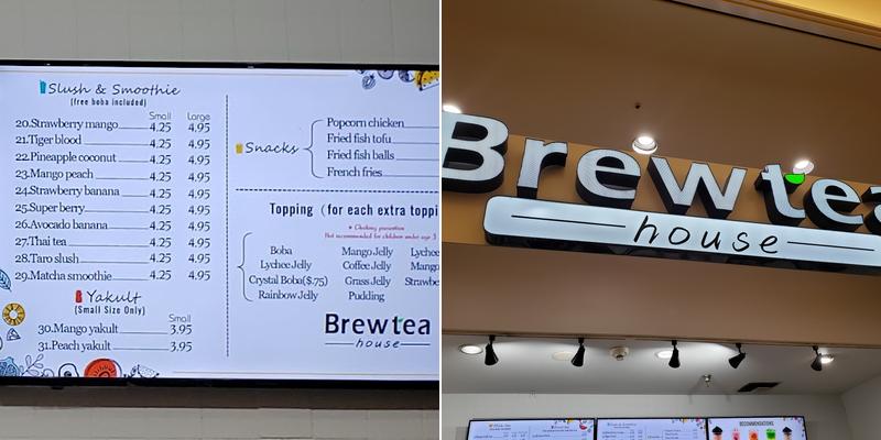 Brewtea House Menu