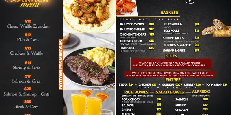 Hawthorne's On The Rocks Menu