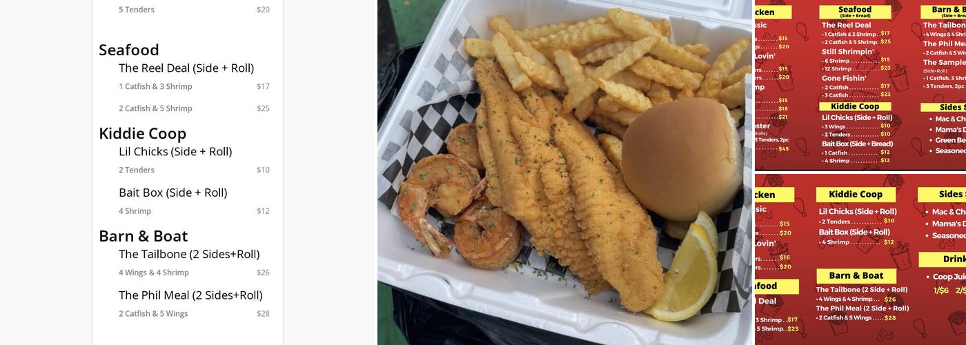 The Chicken Coop HTX Menu