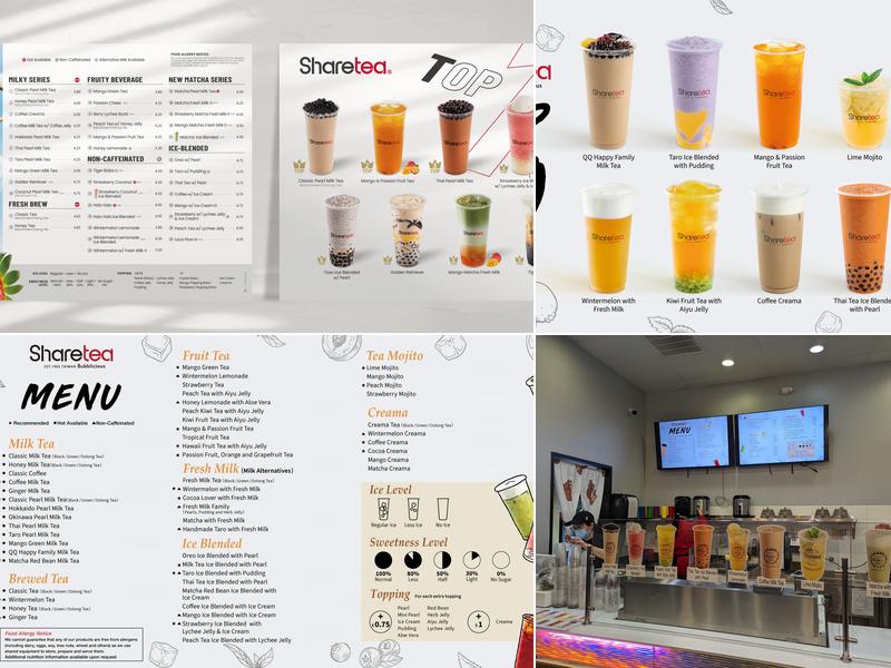 Sharetea Menu