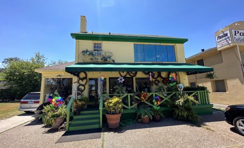 Village Greenery And Flowers