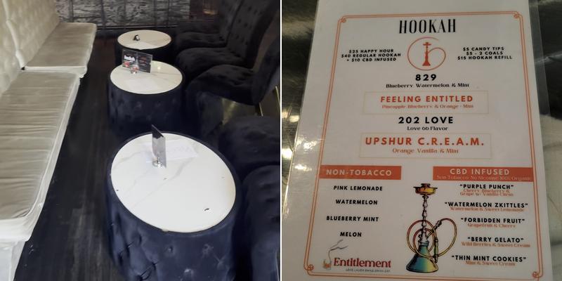 Entitlement Lounge Menu