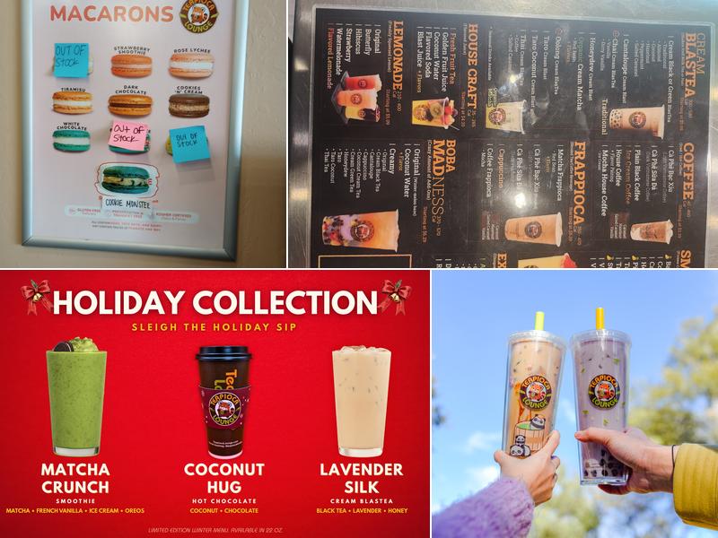 Teapioca Lounge Menu