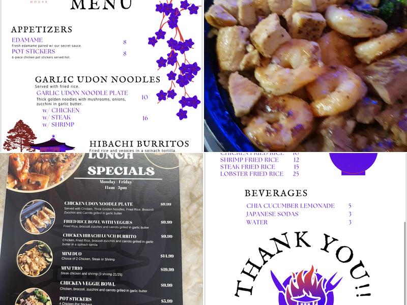 Phoenix Hibachi House Menu