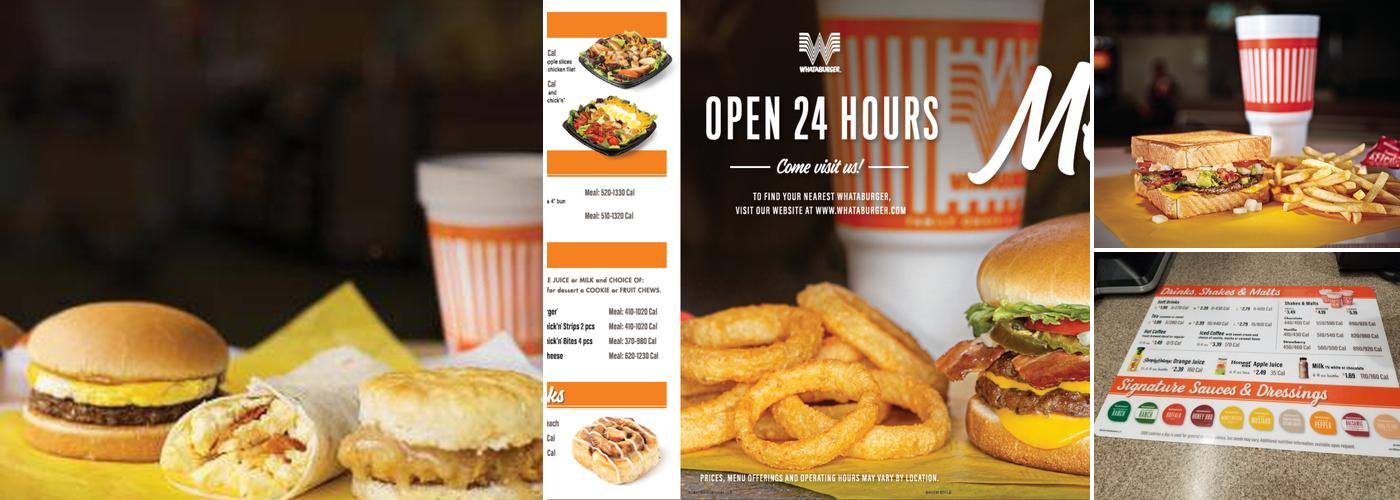 Whataburger Menu