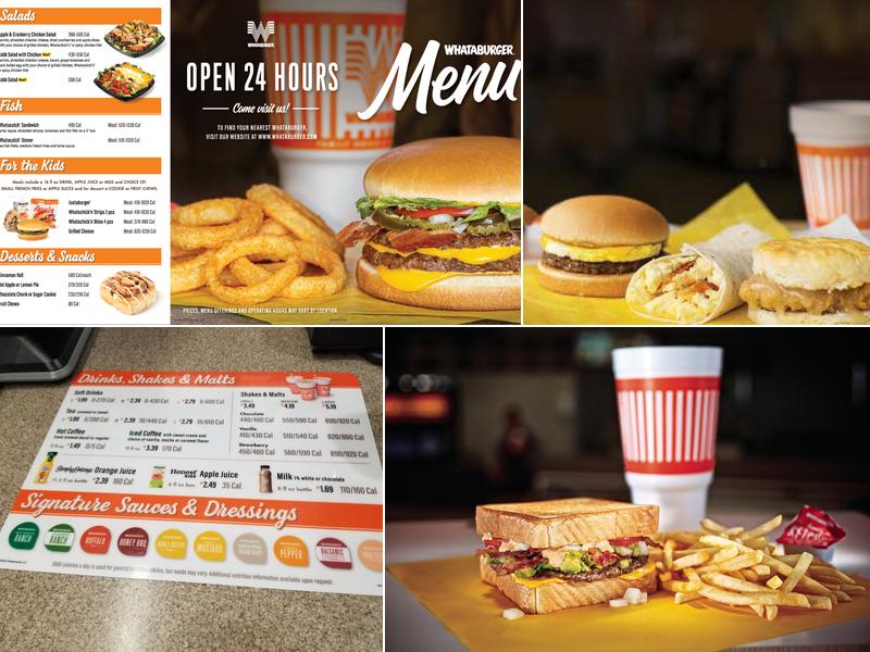 Whataburger Menu