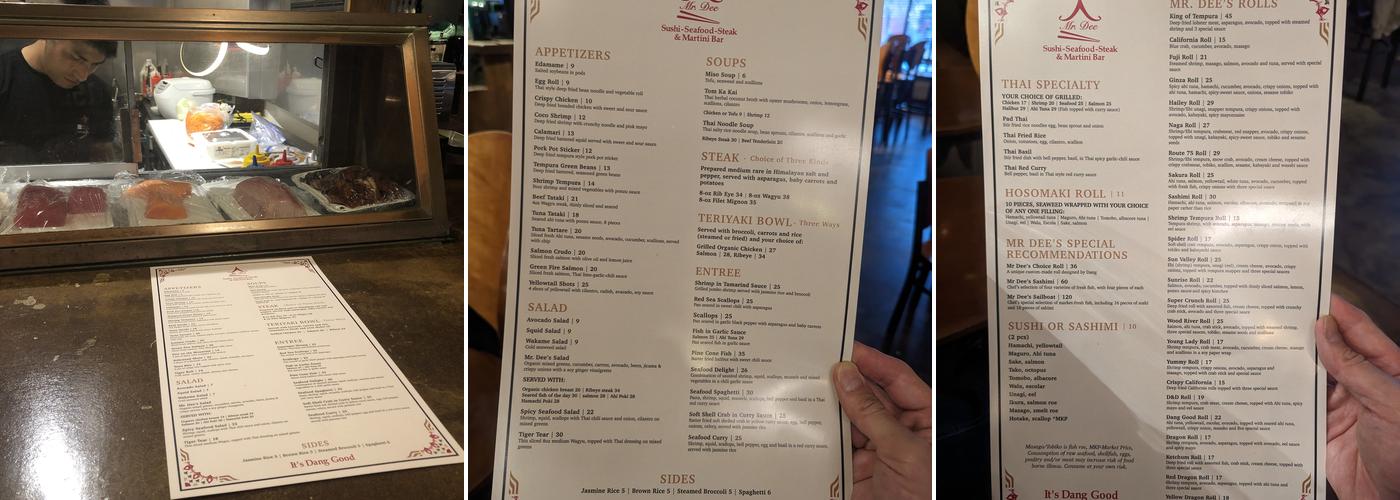 Mr. Dee Menu