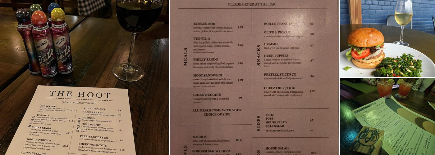 The Hoot Menu