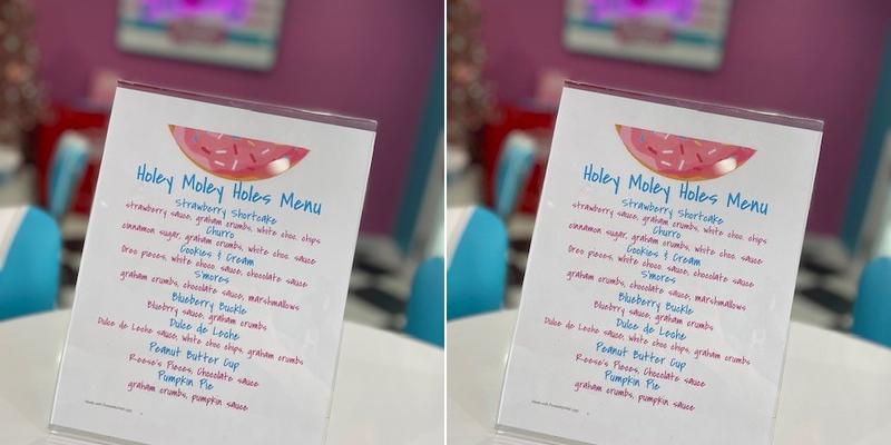 Holey Moley Daylight Donuts Menu