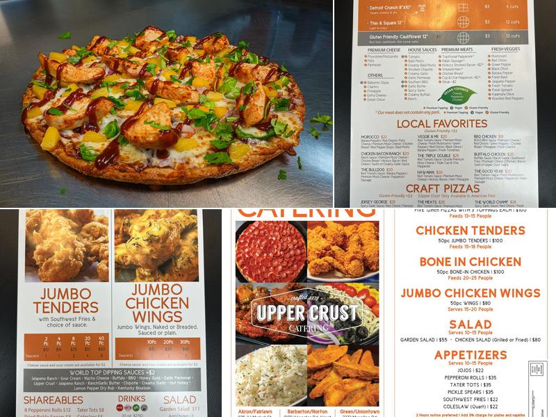 UpperCrust Green Menu