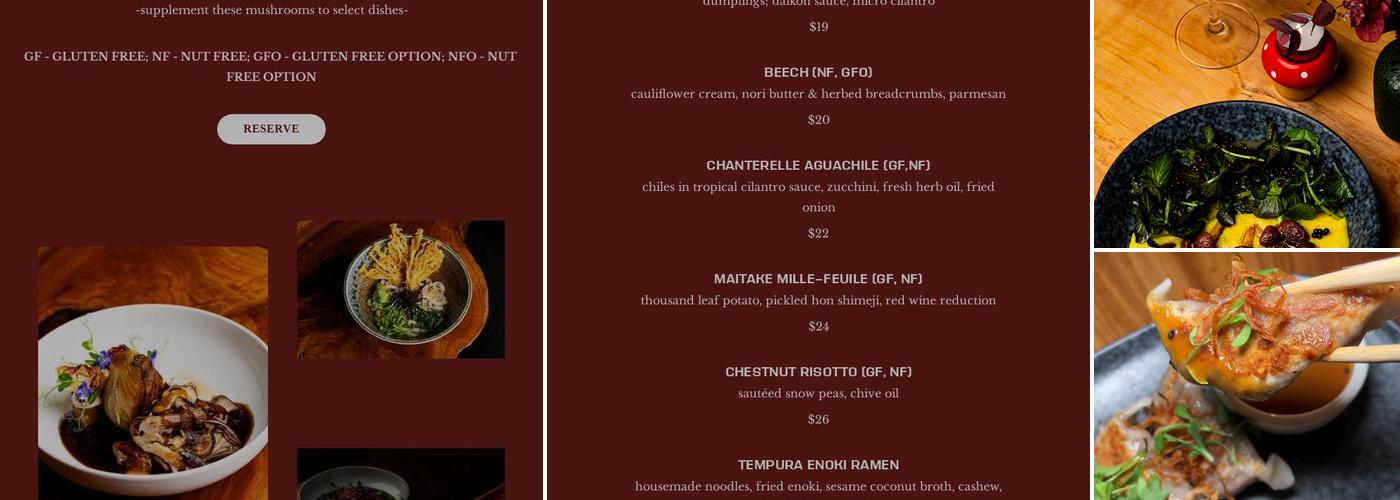 Third Kingdom Menu