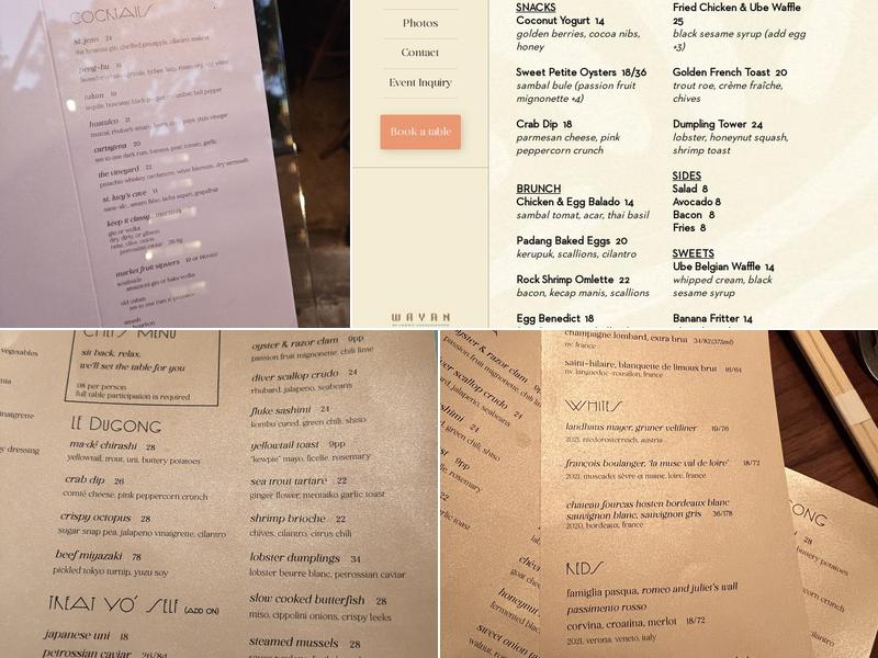 Ma•dé Menu