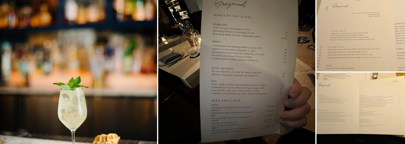Greywind Menu