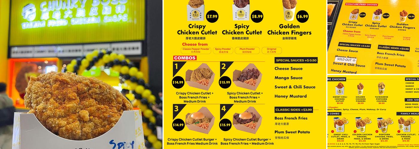 CHUNKY BOSS Menu