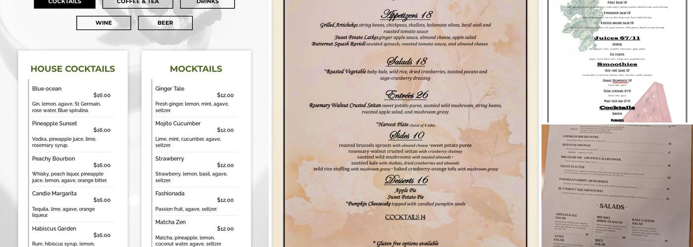 Candle Menu