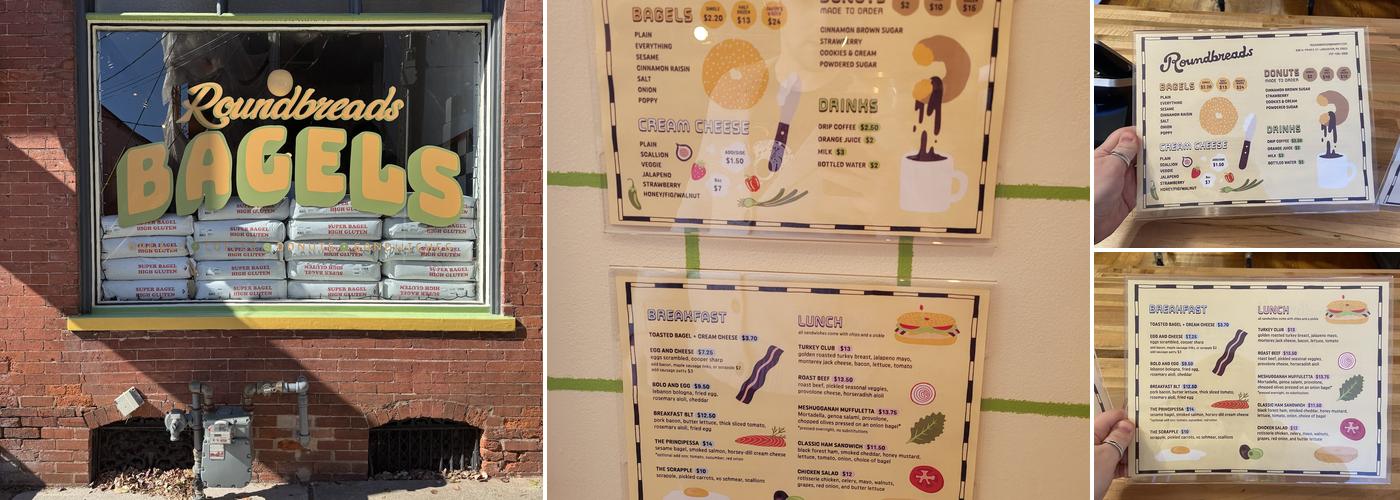 Roundbreads Lancaster Menu