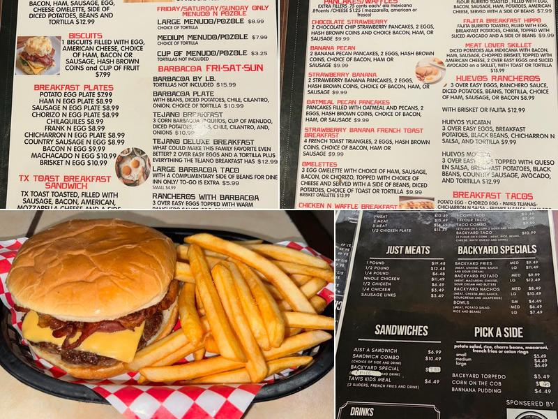 Backyard BBQ Menu