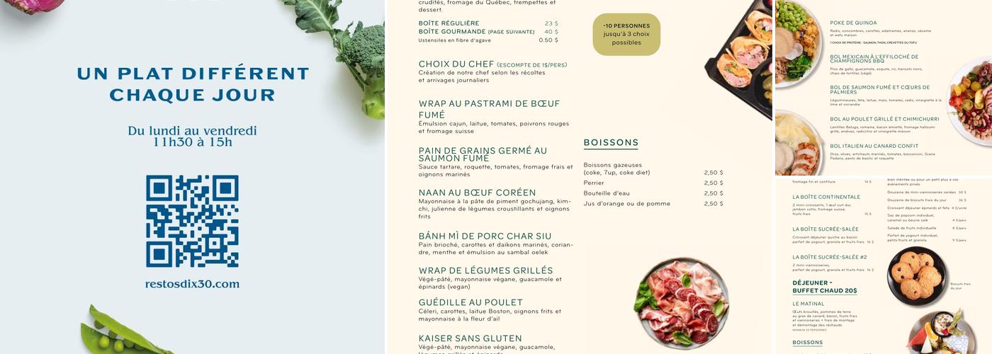 Resto DIX30 Menu