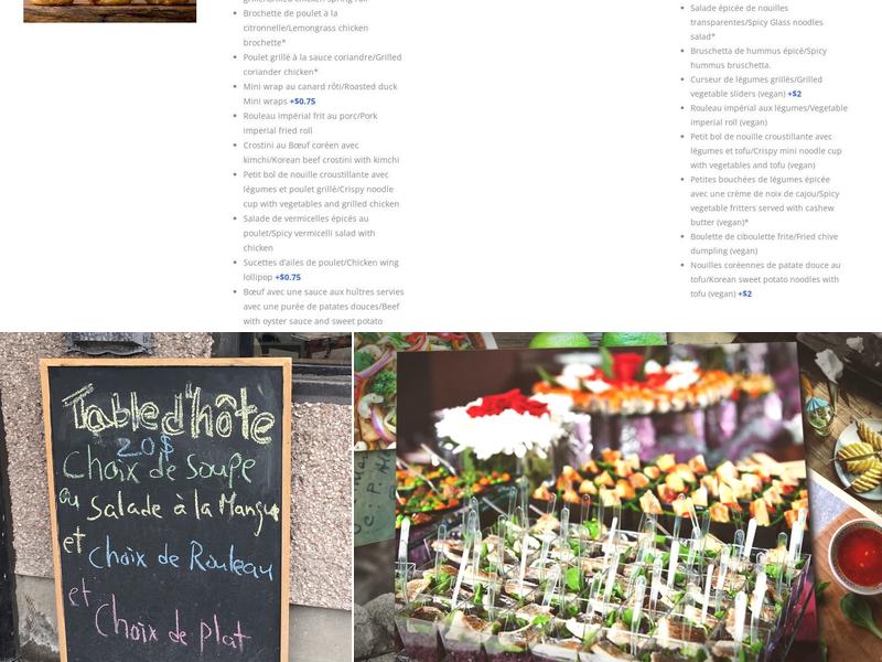 La Petite Mangue Menu