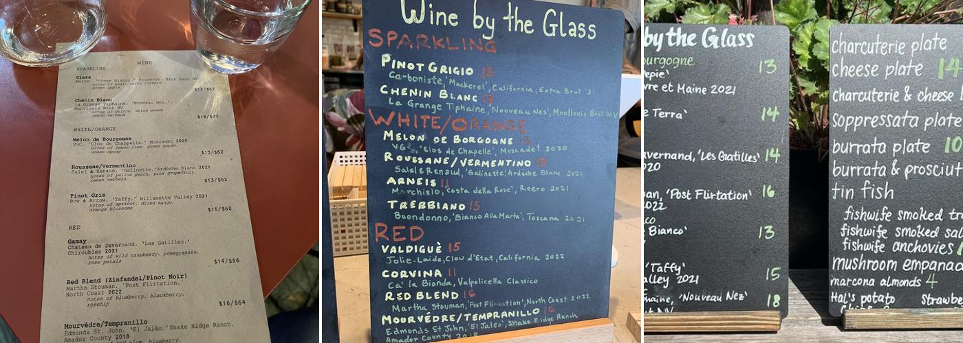 Hal's After Hours Menu