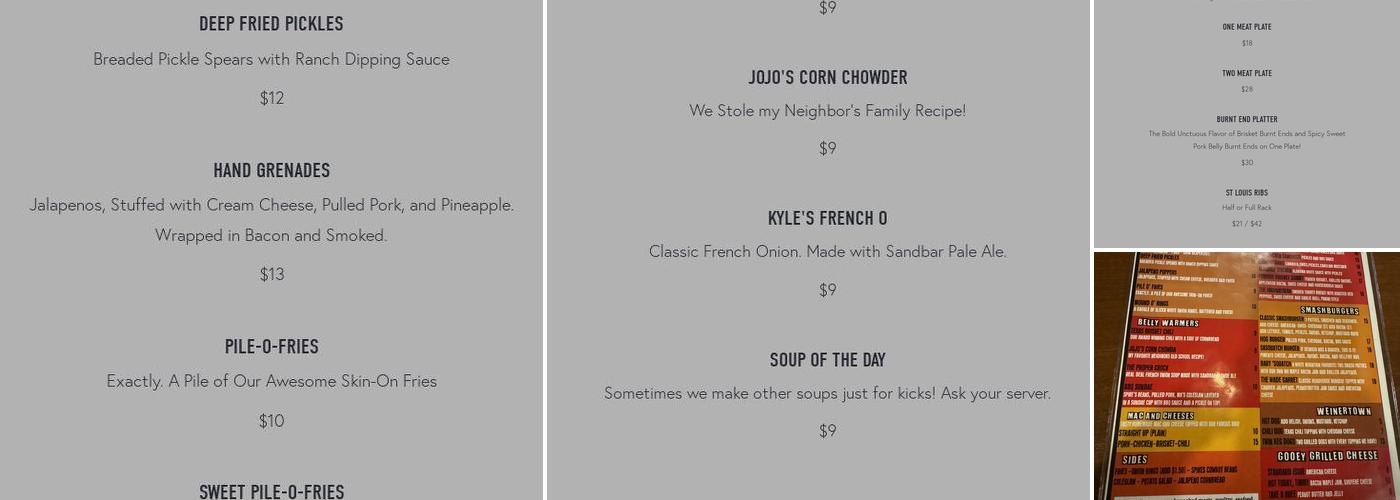 Twin Barns Brewing Co - North Taproom Menu