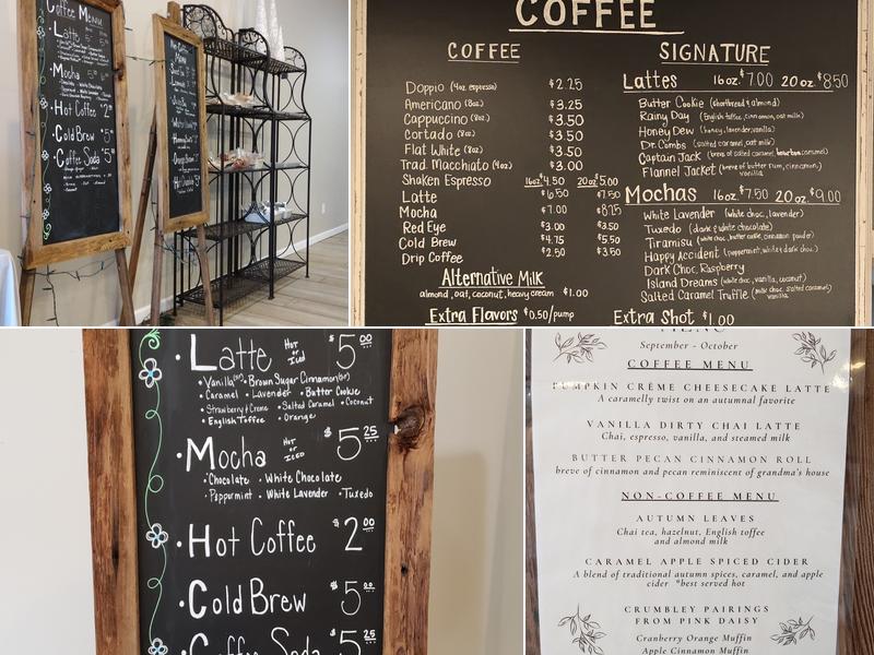 Crafted Coffee Menu