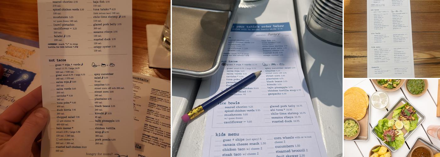 bartaco Menu