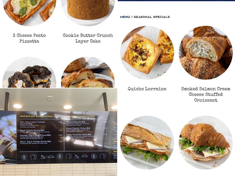 Paris Baguette Menu