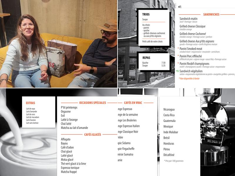 Brûlerie Vieux-Limoilou Menu
