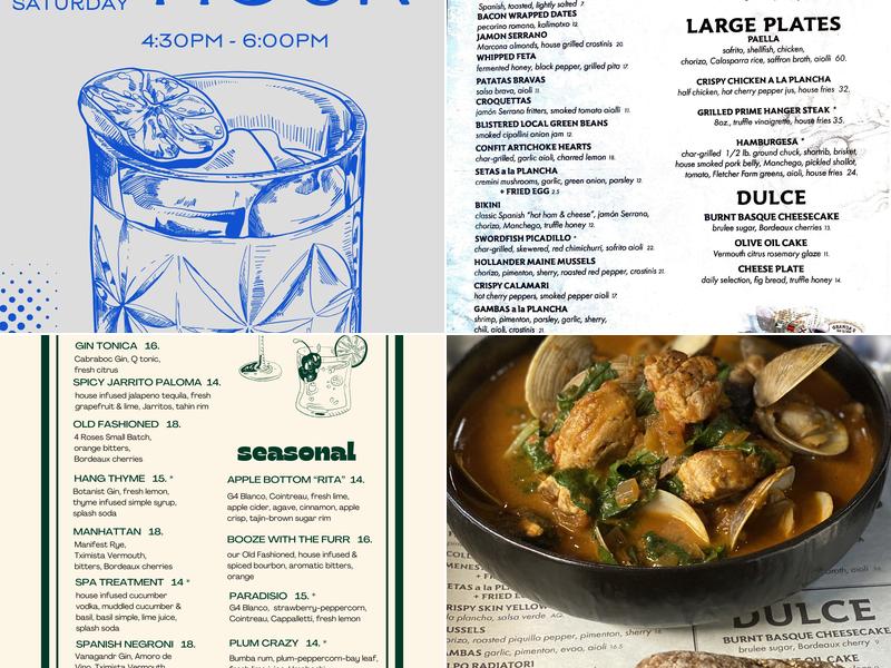 Spanish River Grill & Wine Bar Menu