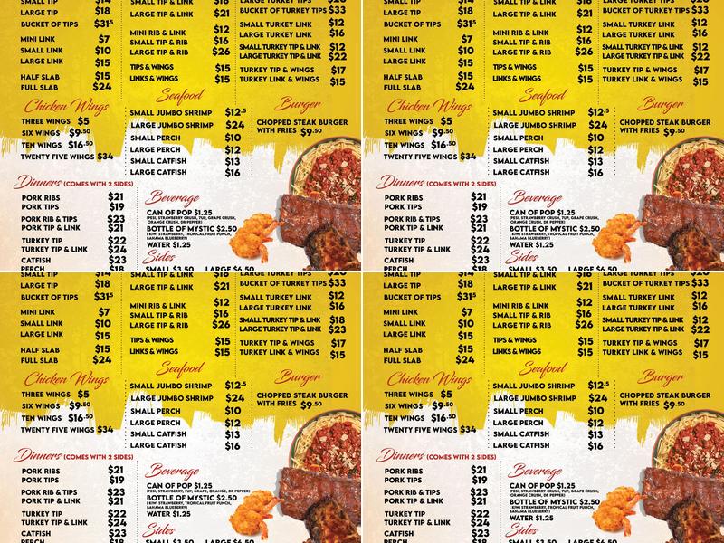 Brown's & Family BBQ & Soul Menu