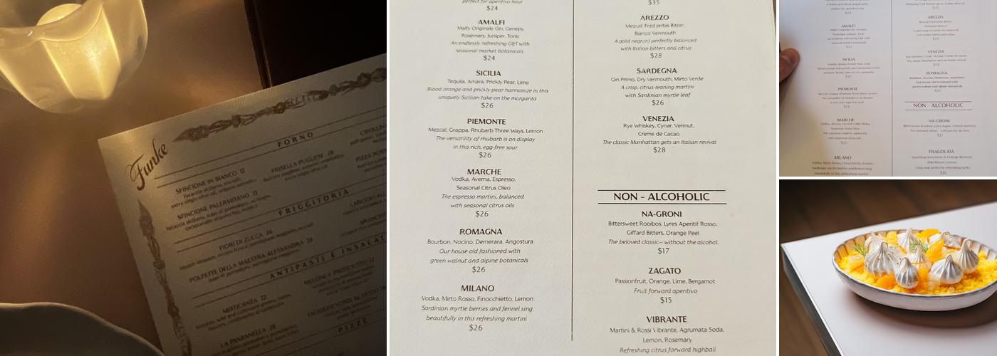 Funke Menu