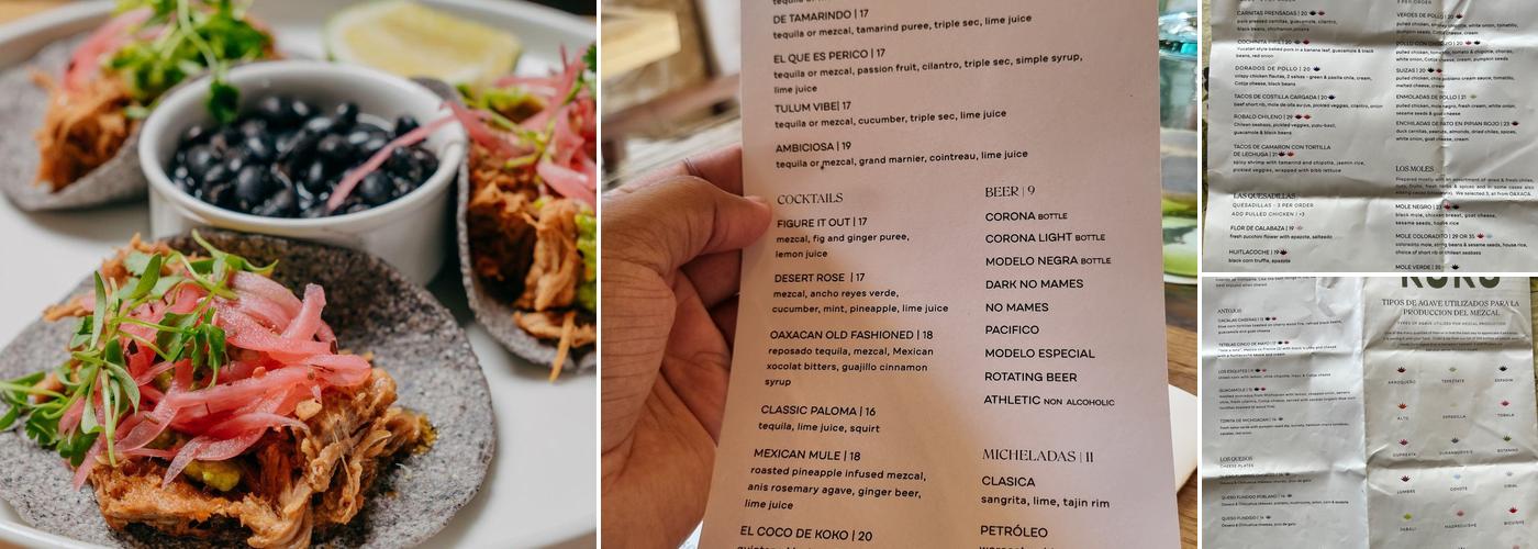 Koko Menu