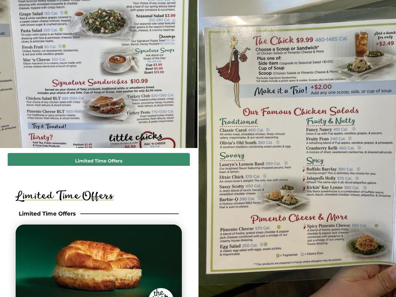 Chicken Salad Chick Menu