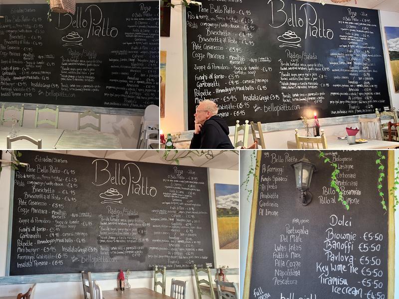 Bello Piatto Menu