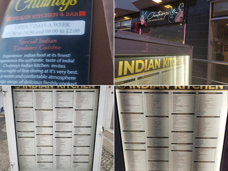 Chutneys indian kitchen Menu