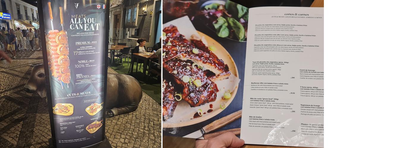 Sabores do Churrasco Premium - Albufeira Menu