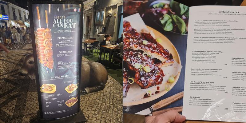 Sabores do Churrasco Premium - Albufeira Menu