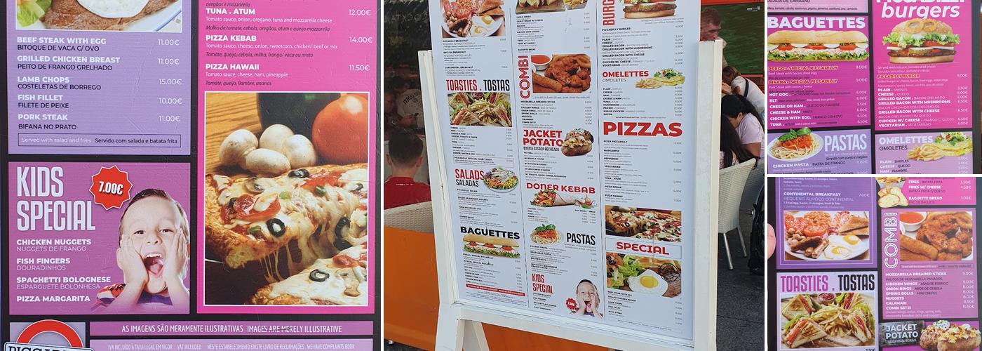 Kebab shop Movel 1 Menu