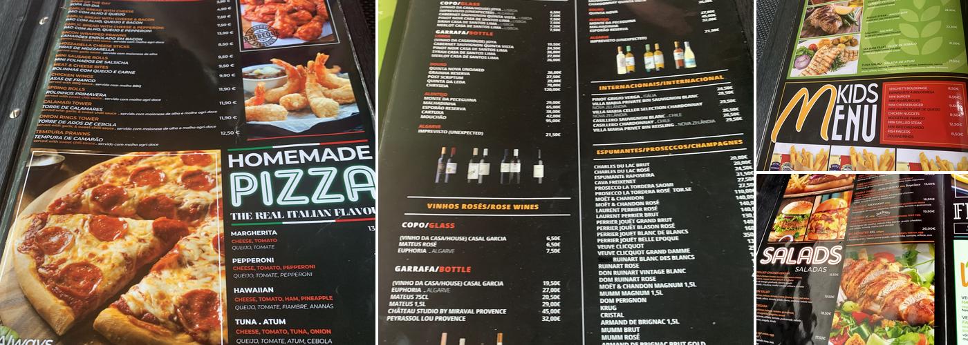 Central Station Menu