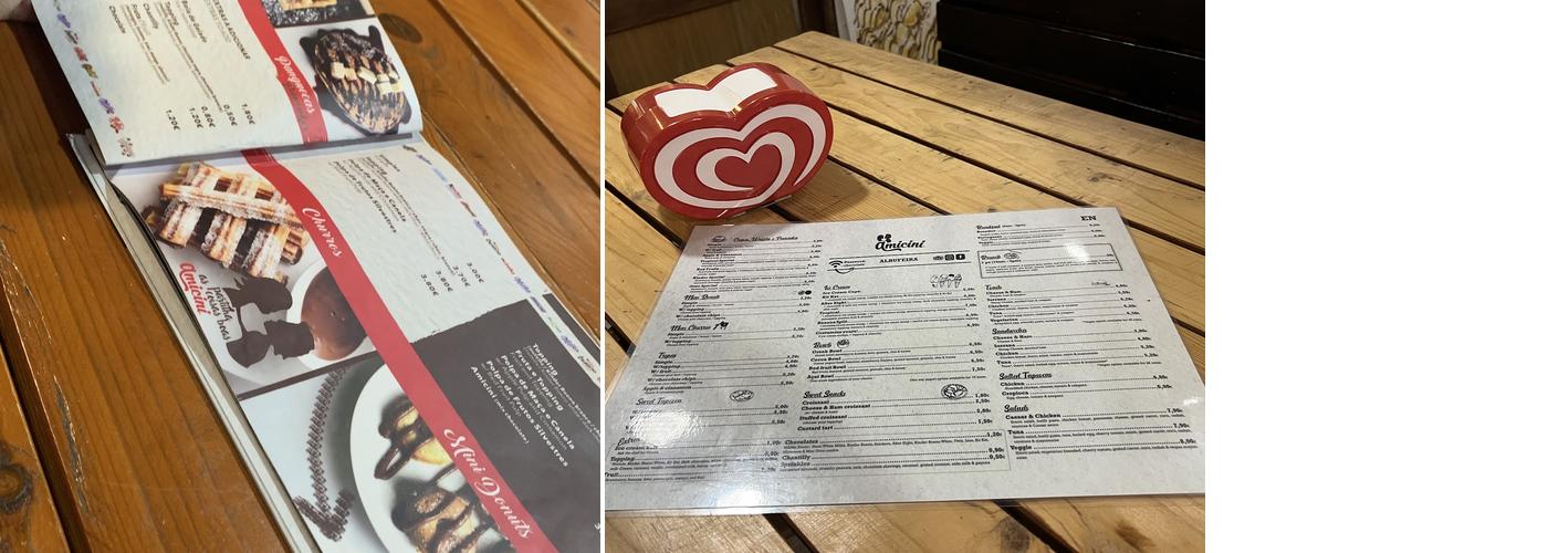 Amicini (Amicini Albufeira) Menu