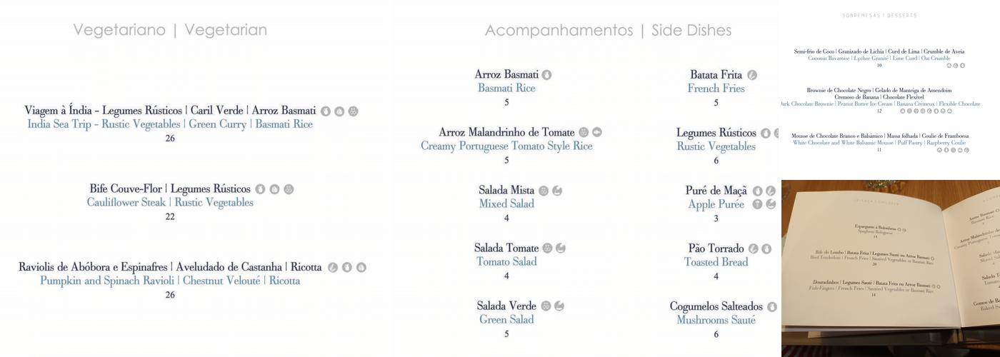 Sal Maris Menu