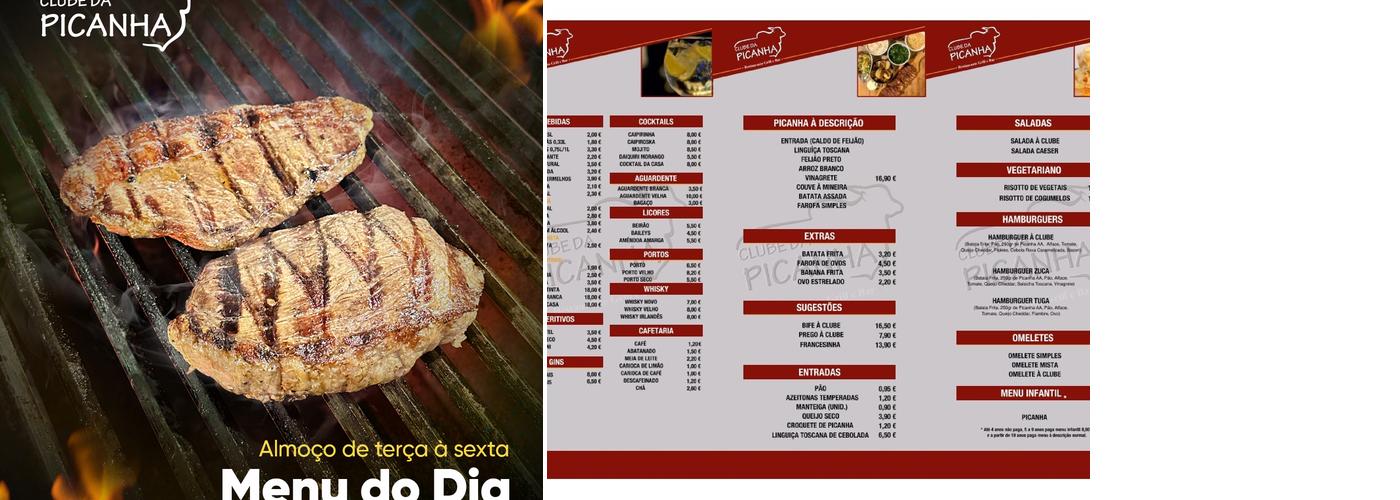 Clube da Picanha Menu