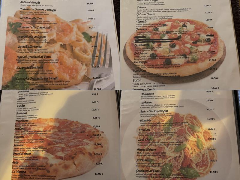 Pizzeria D'Alvino Menu