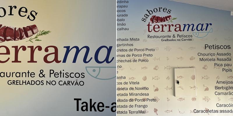 Sabores Terra Mar Alfragide Menu